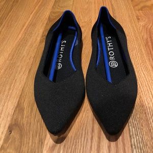 Rothy's The Point in Black, size 8